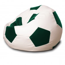 Кресло мешок Мяч Зеленый / Белый