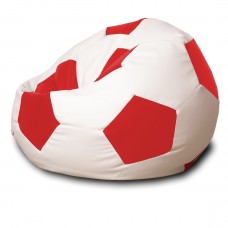 Кресло мешок Мяч Красный / Белый