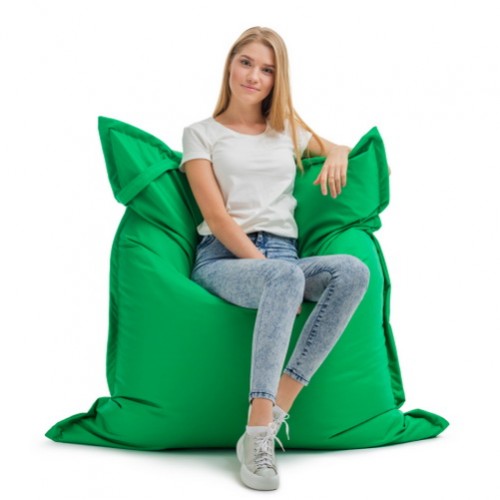 Кресло Мешок Мат Зеленый
