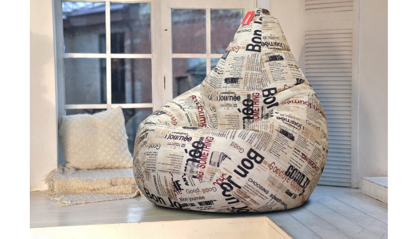 Кресло мешок Газета